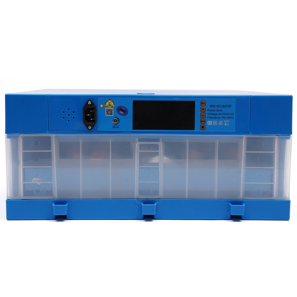 48 Eggs Incubator Fully Digital Automatic Hatcher For Hatching Chicken Birds 80W