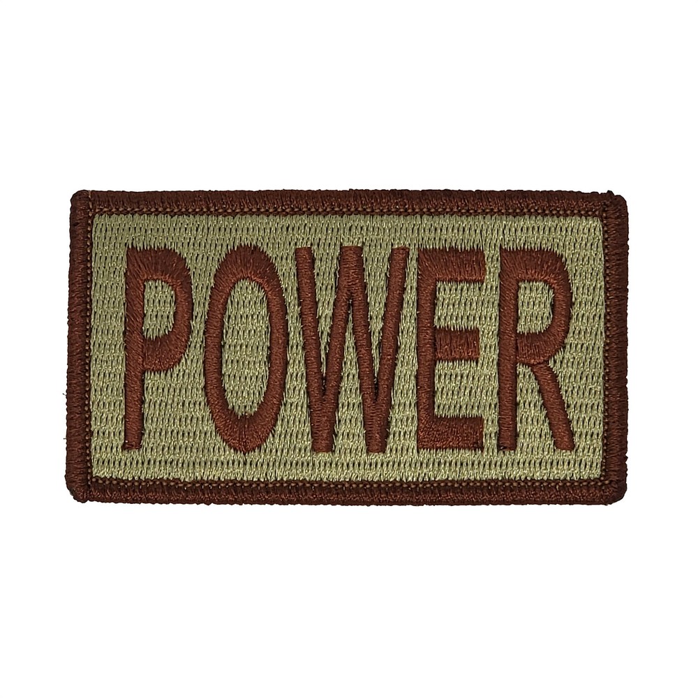 POWER Duty Identifier Tab / USAF OCP Air Force Patch