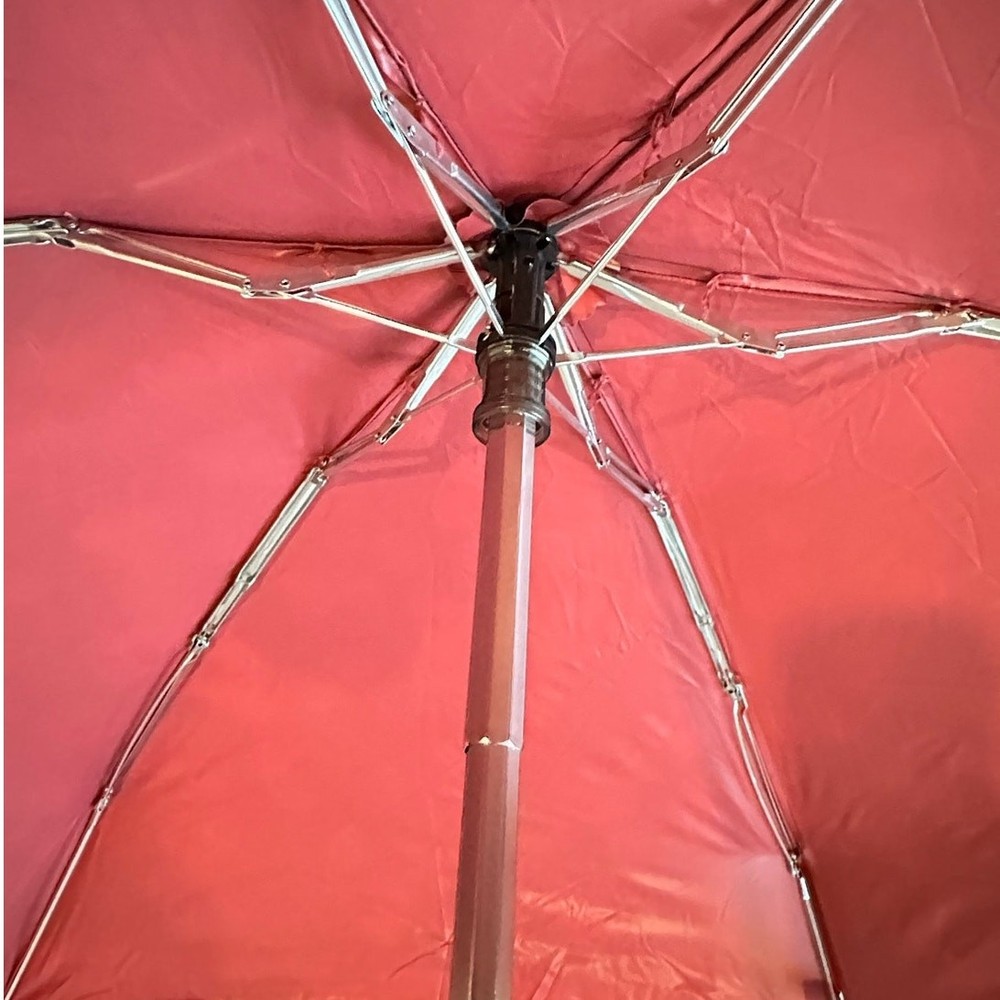 Coach Uv Protection Mini Umbrella With Cherry Print