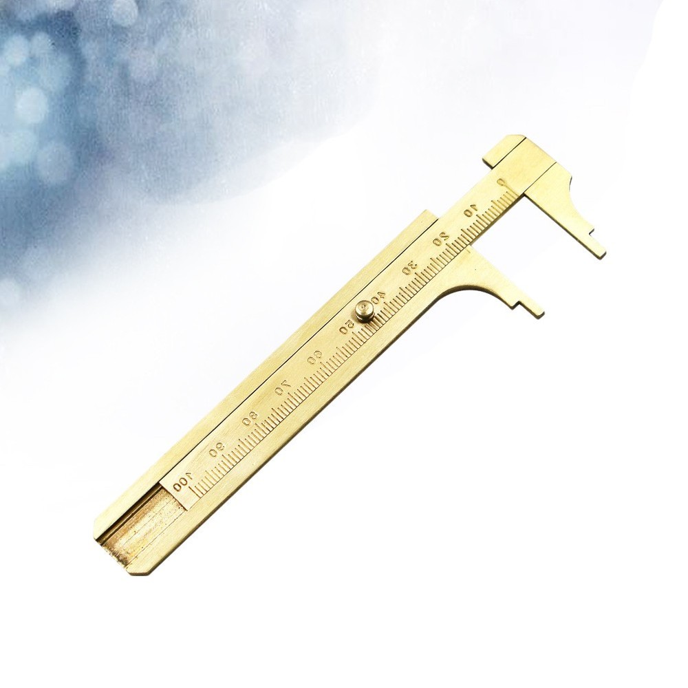 100M Mini Brass Caliper Gauge Measuring Tool for