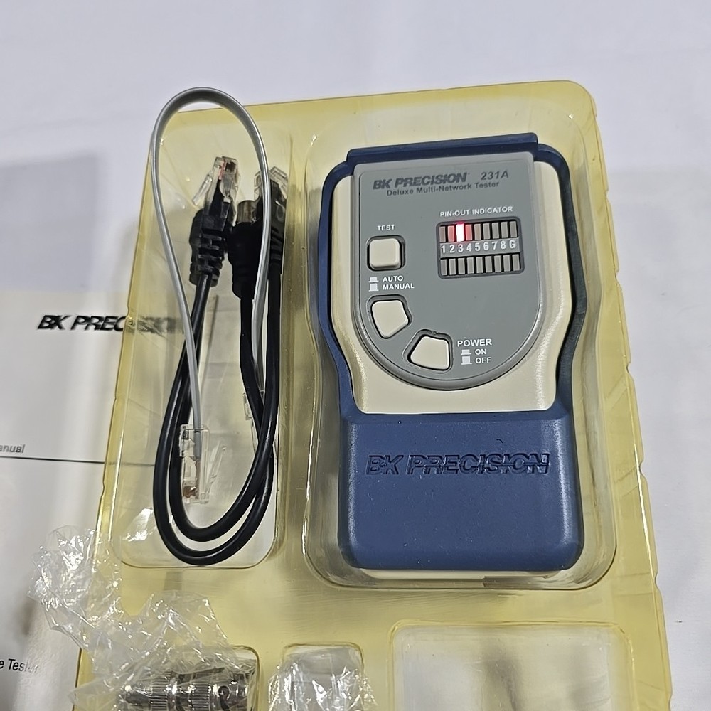 BK Precision Remote Multi Network Cable Analyzer Tester 240-A 240A w/ Box CAT