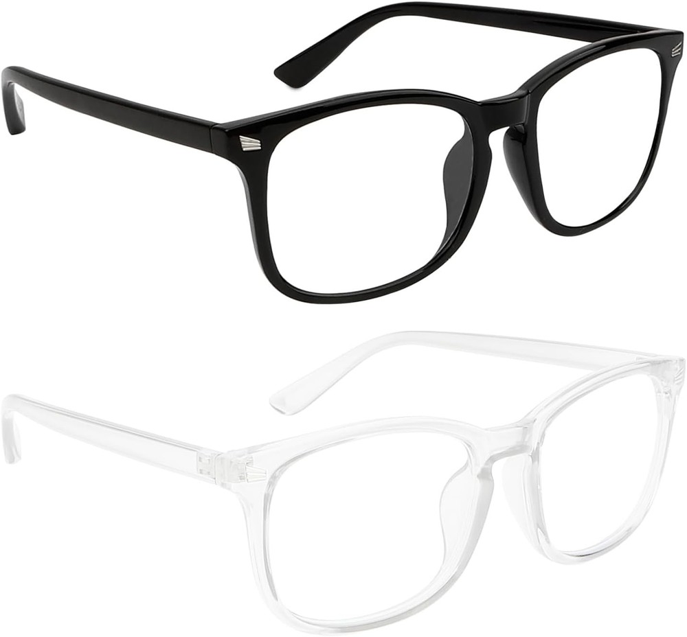 1/2 Pack Blue Light Blocking Glasses Men Blue Light Glasses for Computer Gaming