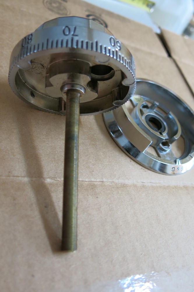 S&G Dial & Ring Set Chrome Finish USED