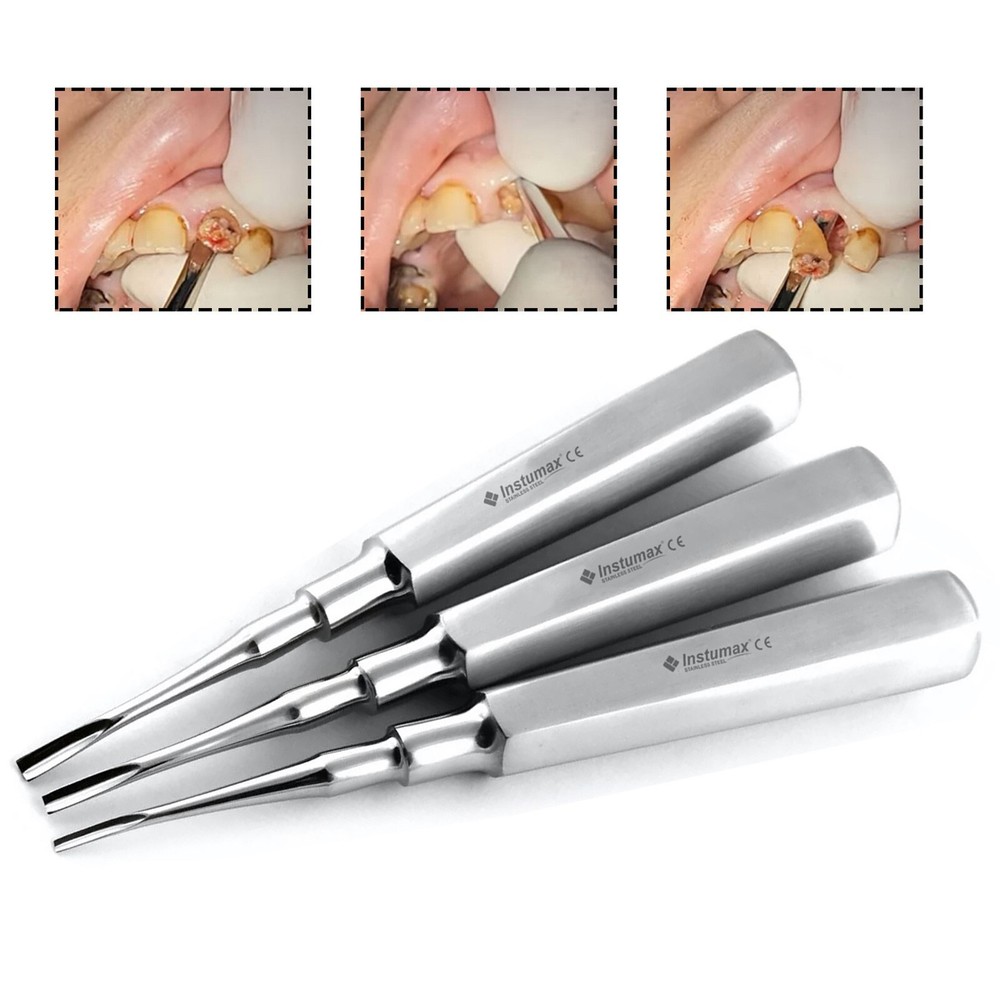 Basic Tooth Extraction Kit Coupland Dental Extracting Elevators Rongeur Plier CE