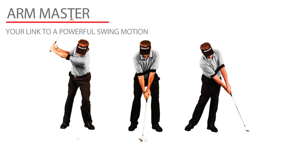 New Medicus Arm Master Stabilizer Swing Trainer Golf Stance Elbow Posture Strap