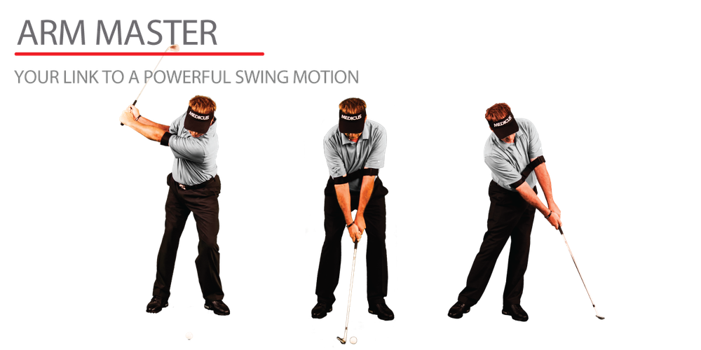 New Medicus Arm Master Stabilizer Swing Trainer Golf Stance Elbow Posture Strap