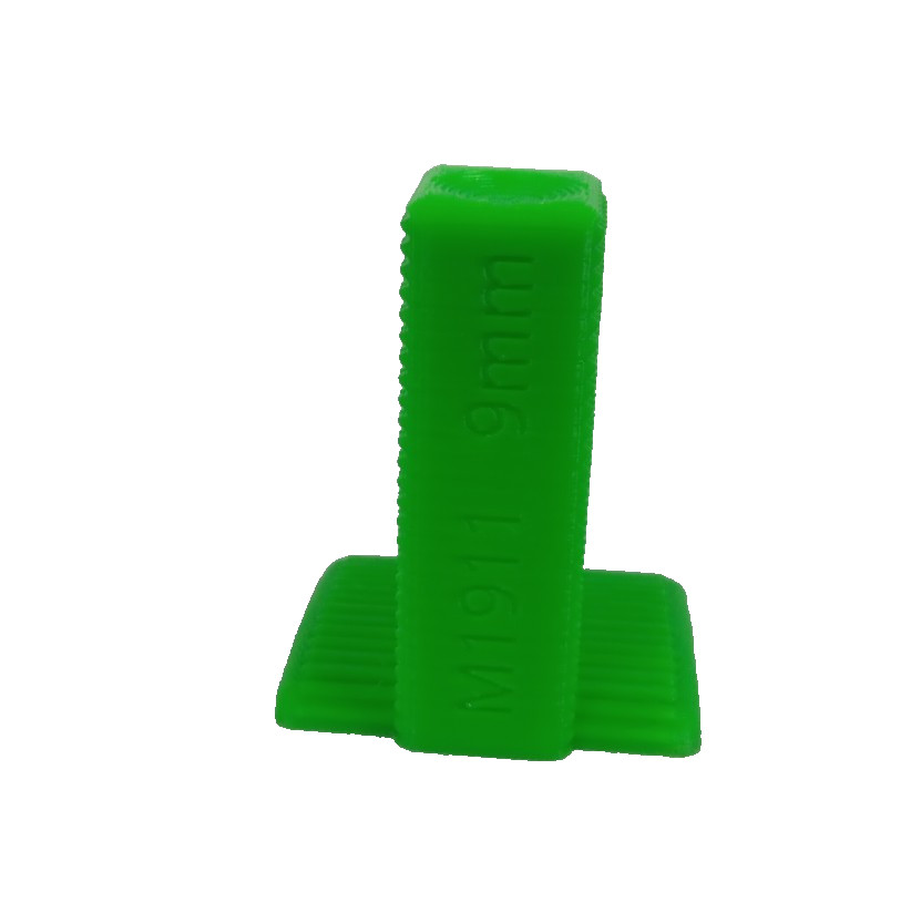 1911 9mm Single Stack Speed Loader/Finger Saver For Magazine - Green