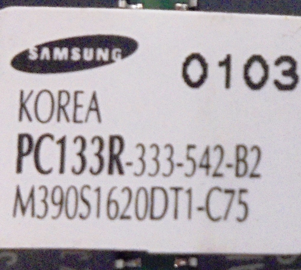 SAMSUNG MEMORY BOARD, PC133R