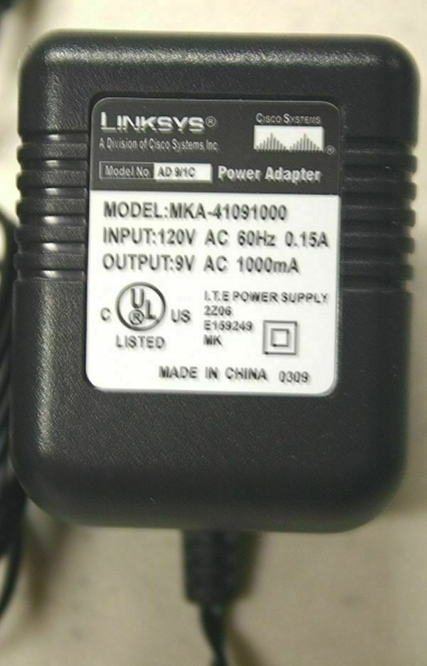 Linksys Etherfast Cable DSL Router Model BEFSR41 w/ 4-Port Switch, Transformer