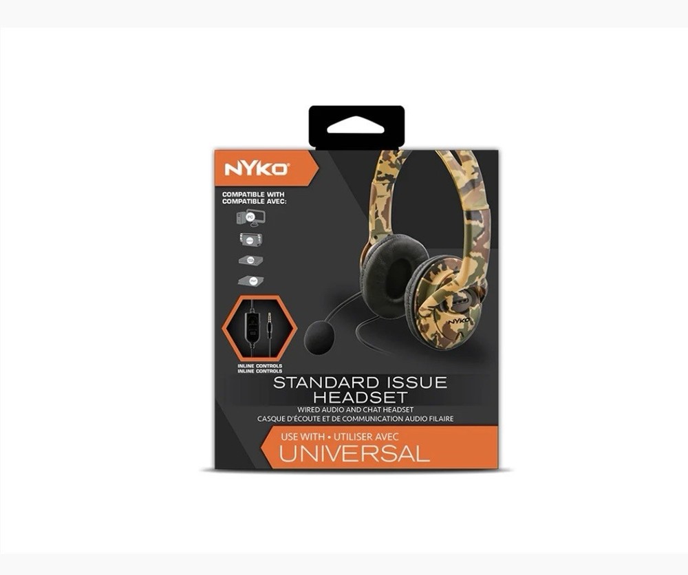 Nyko NU-3500 Universal Wired Headset Arctic Camo