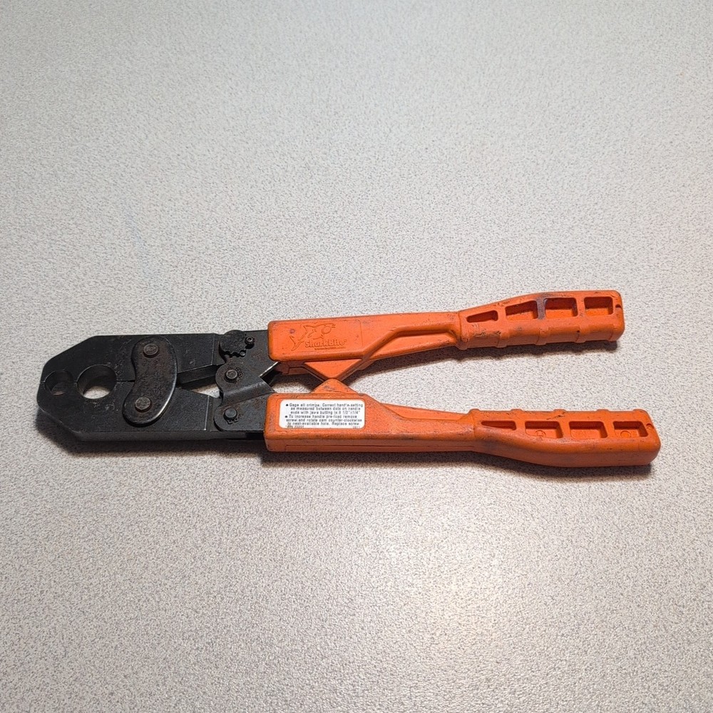 SharkBite 23251 Pex Crimp Tool, 1/2 & 3/4 In. - Quantity 1