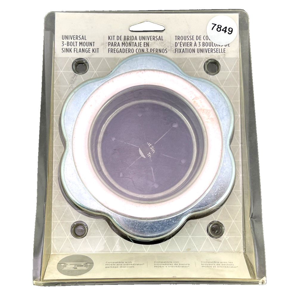MOEN Universal Garbage Disposal 3-Bolt Mount Sink Flange Kit Kitchen 1039