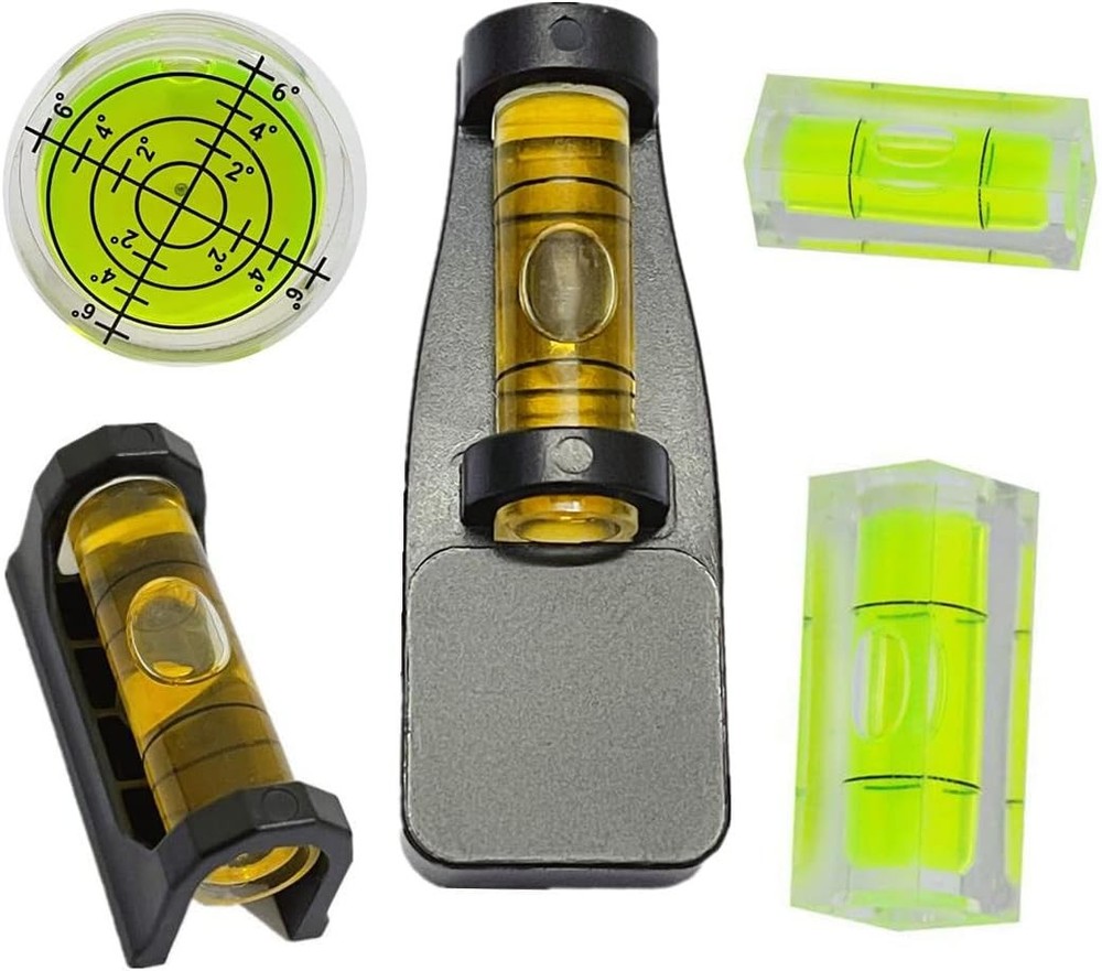 5Pcs Gunsmith Level Gunsmithing Tools Scope Mounting Leveling Black, Green