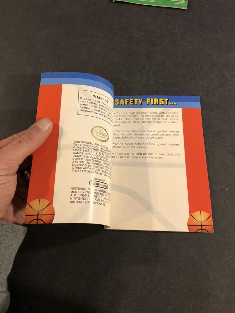 nba all star challenge snes Manual