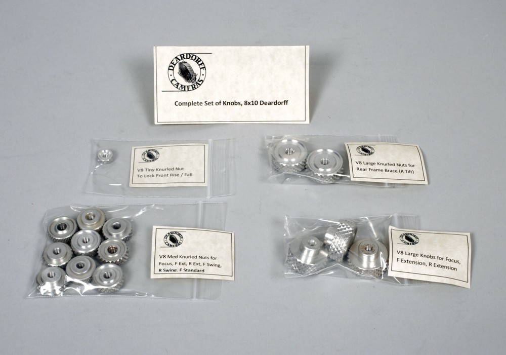 Deardorff V8 Complete Set of Knobs (#2381)