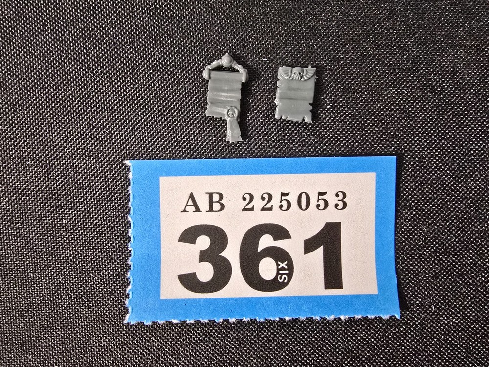 Games Workshop Warhammer 40k Bits Space Marines Scroll