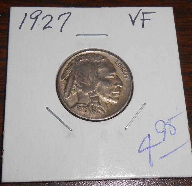 1927 BUFFALO NICKEL -  VERY FINE