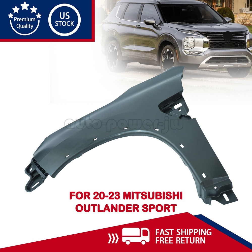Plastic Front Fender Panel LH Driver Side For 20-23 Mitsubishi Outlander Sport