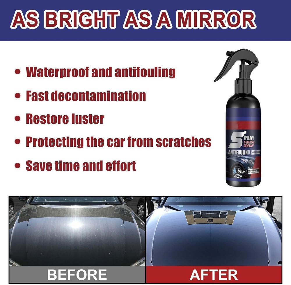 2PCS Spray coating agent Multi-functional Coating Renewal Agent, Car Coating...