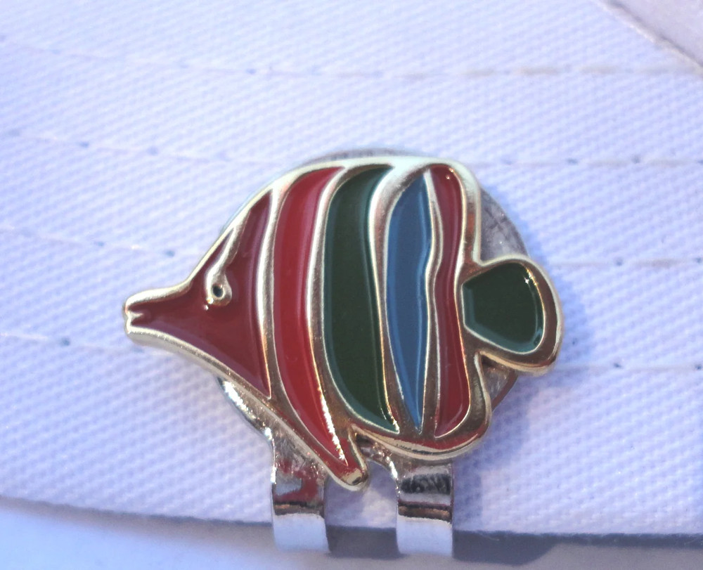 Gold Tropical Fish Ball Marker