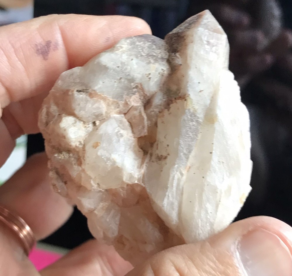 Colorado polka dot quartz crystal