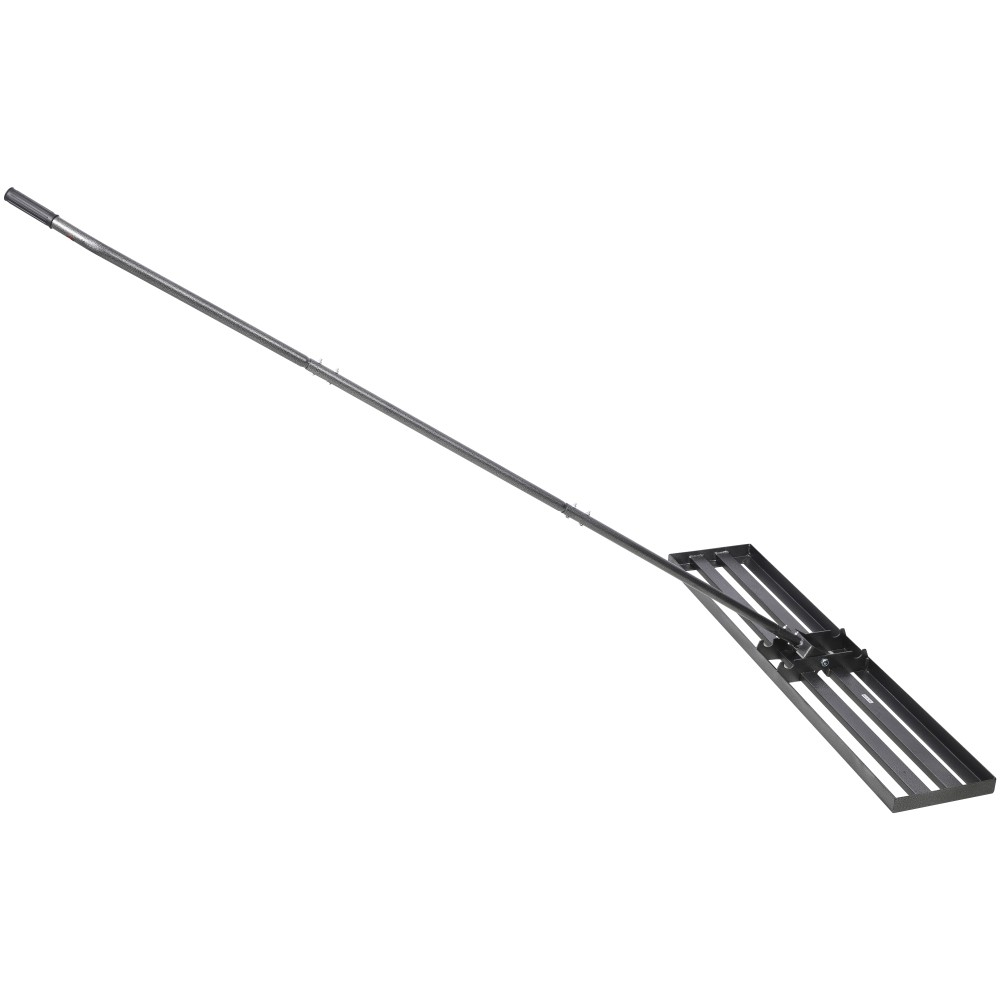 Lawn Leveling Rake Tool, 48in Soil Leveler, Adjustable 7ft Handle w/Grip