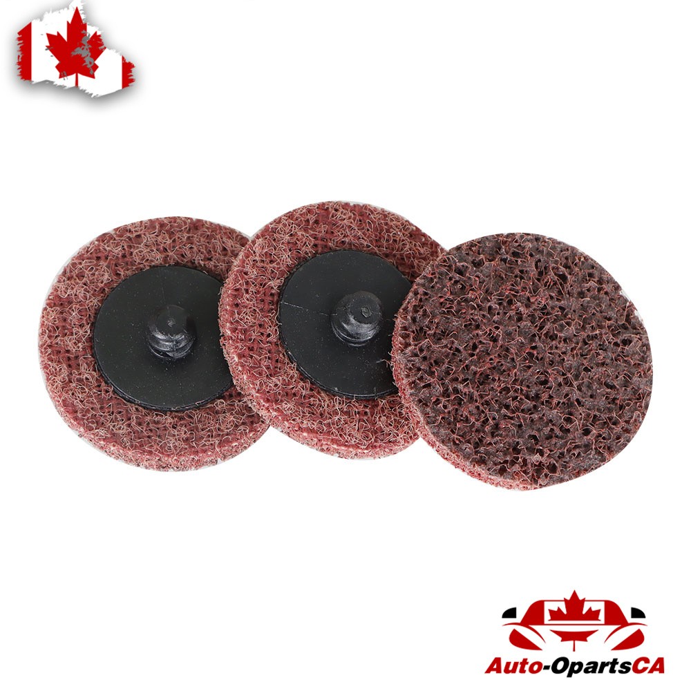 2" Medium Surface Conditioning Discs Roll Lock Grinder Sanding Pads 50Pcs