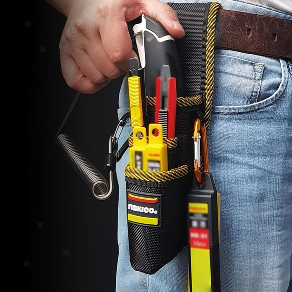 Tool Belt Bag with Multi Slots Quick Access Practical Versatile Waist Tool Pouch