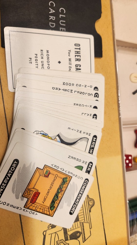 CLUE by Parker Brothers 1956