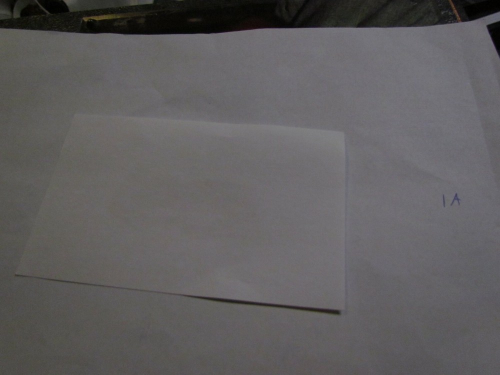 Cal Abrams Autographed Cut on Index Card