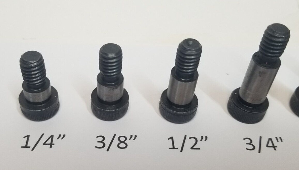 3/8" Alloy Socket Shoulder Stripper Bolts 5/16"-18 Thread Assorted Sizes