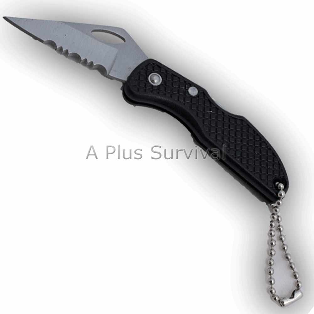 Maxam Keychain Lockback Knife - Hunting Camping