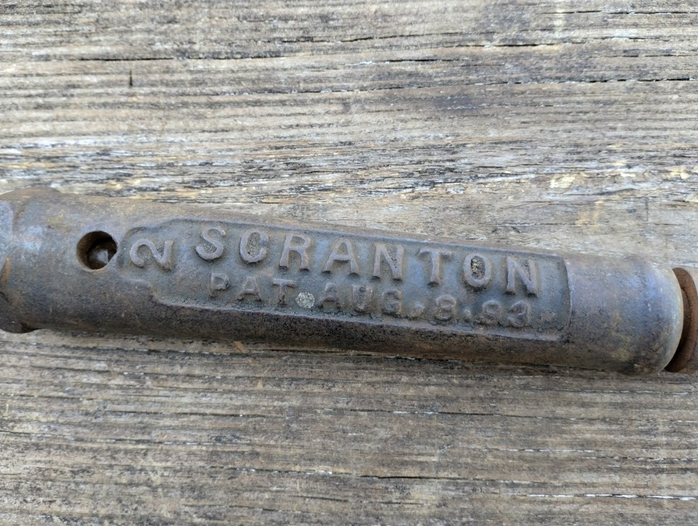 Scranton No. 2 Cast Iron Nail Puller 1893