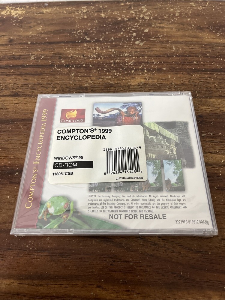 Compton 99 Encyclopedia Deluxe, PC, 2 - CD-ROM'S, Windows 95 / 98, Mindscape.29