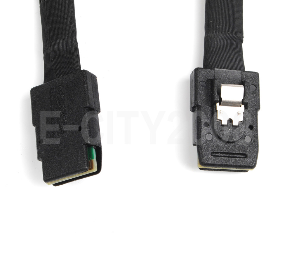 2x Mini SAS SFF8087 to SFF8087 Cable Breakout Data Splitter Internal Cable 100cm