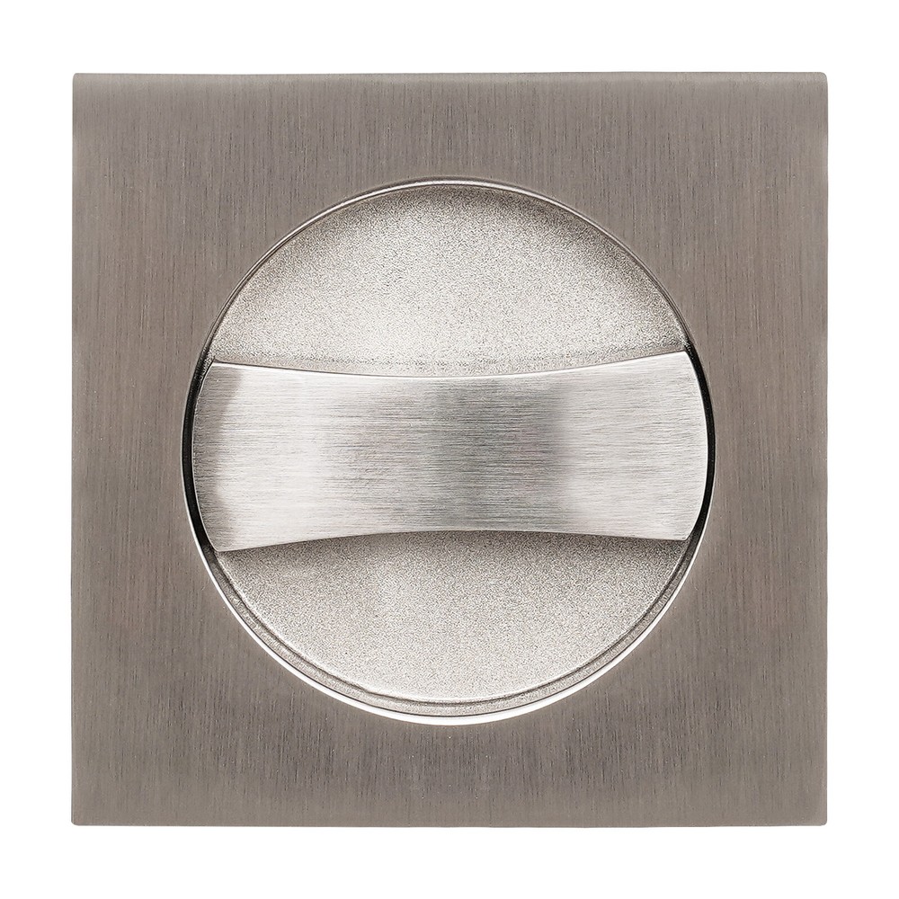 Cavity Sliding door Lock Privacy Function Entry lock Silver Square