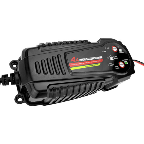 Banshee 12V/6V Switchable 4A Smart Lithium & SLA Battery Trickle Charger