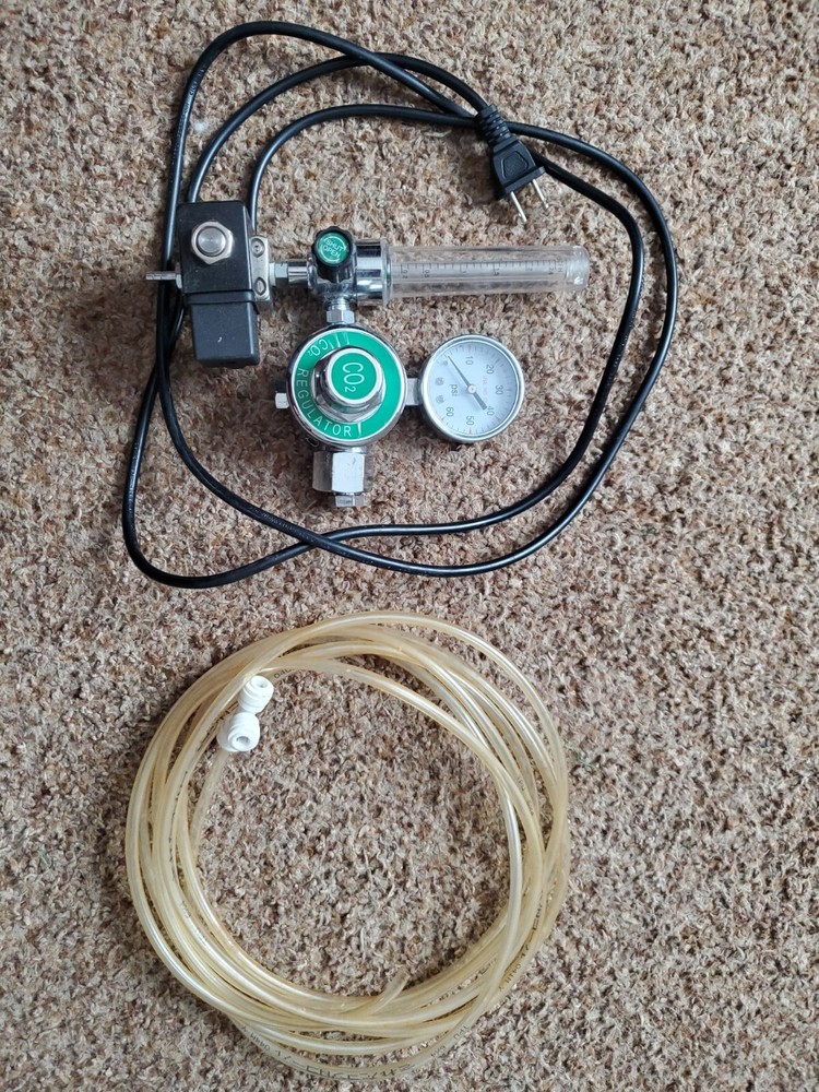 Liding CO2 Regulator Green House  with Solenoid Valve Flowmeter
