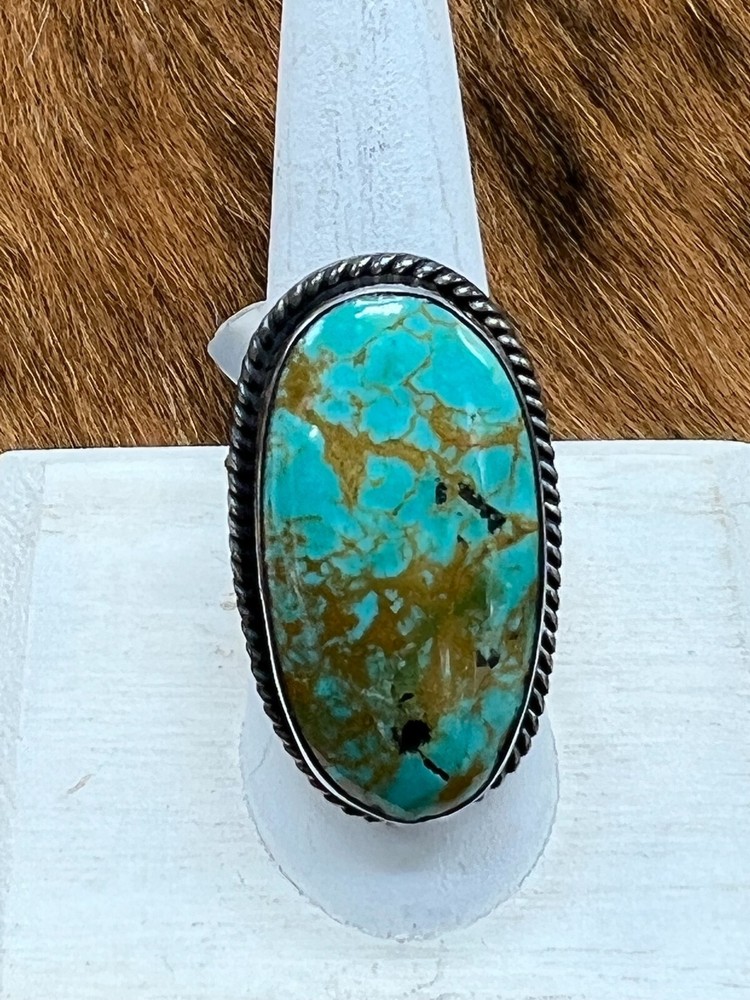 TURQUOISE ~ STERLING ~ RING (9)