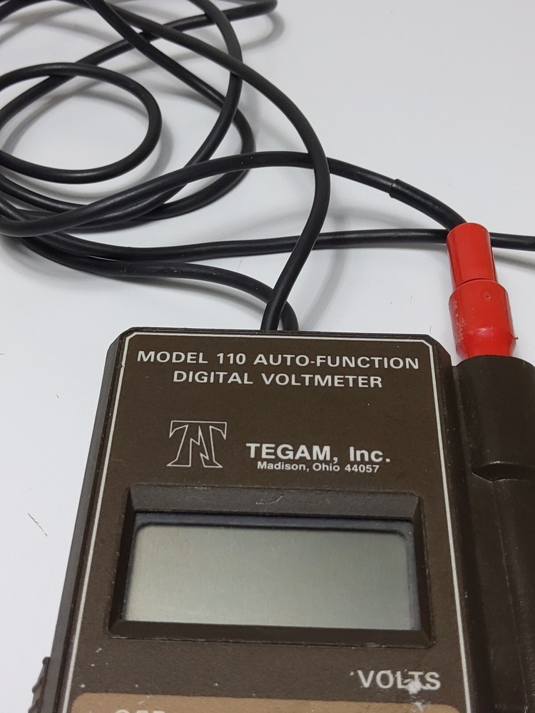 TEGAM MODEL 110 AUTO-FUNCTION DIGITAL VOLTMETER T-40580 (USED NOT TESTED)