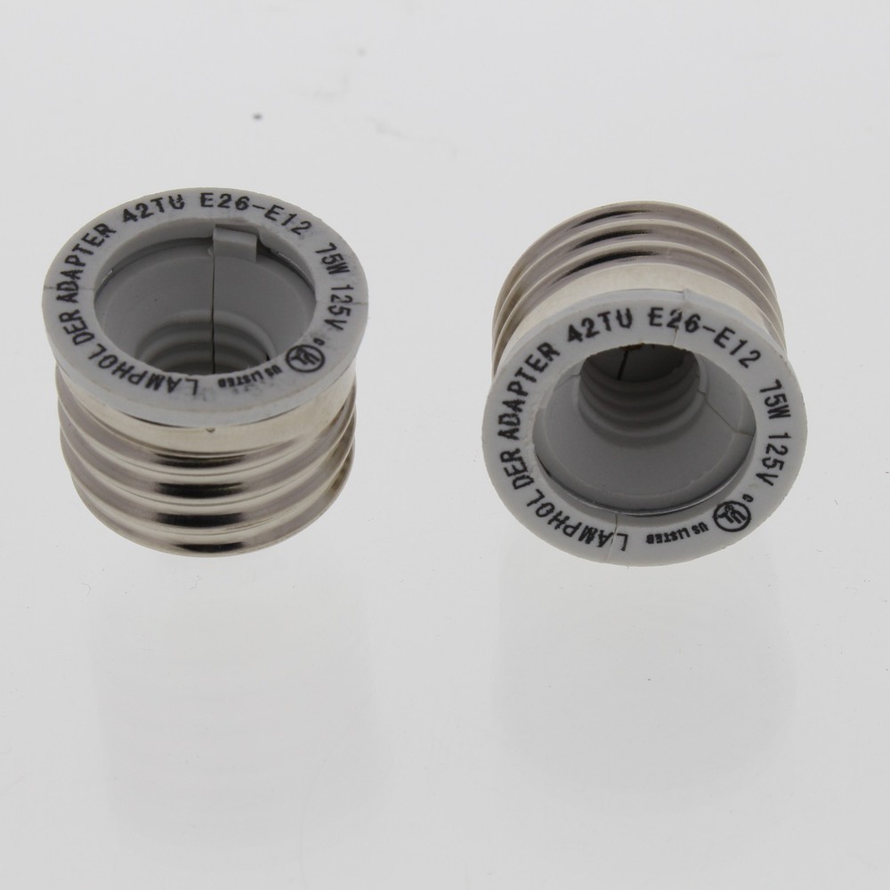 Leviton Socket Adapter 75W 125V42TU E26-E12  2007