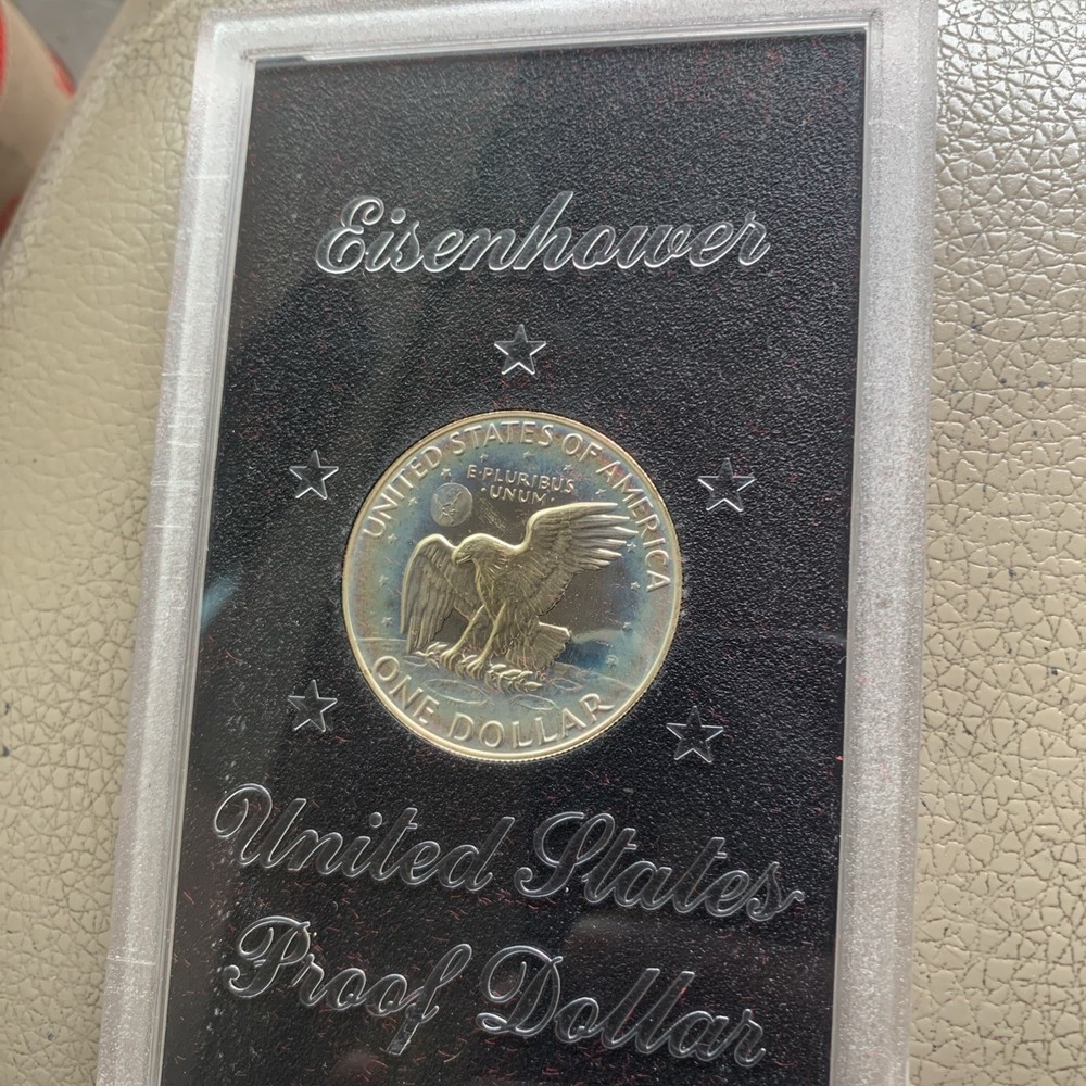 1974-S Silver Eisenhower Dollar Proof Sealed Nice Toned 🔥🔥