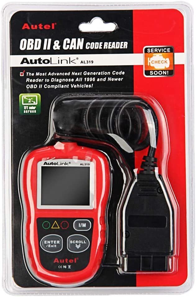 Autel Autolink AL319 OBD2 Scanner Code Reader Check Engine Fault Car Diagnostic