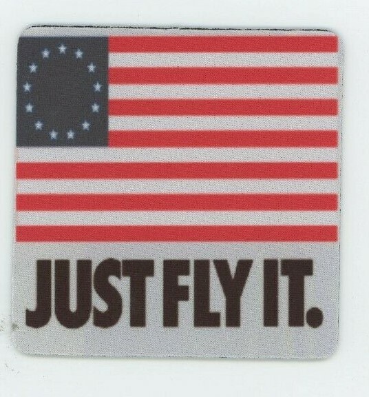 Betsy Ross - Revolutinary War - First Flag Beverage COASTER - Just Fly It