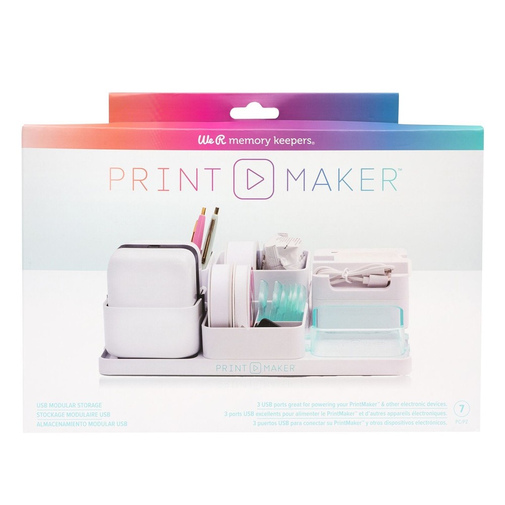 We R Memory Keepers PrintMaker USB Modular Storage Cady 60000539