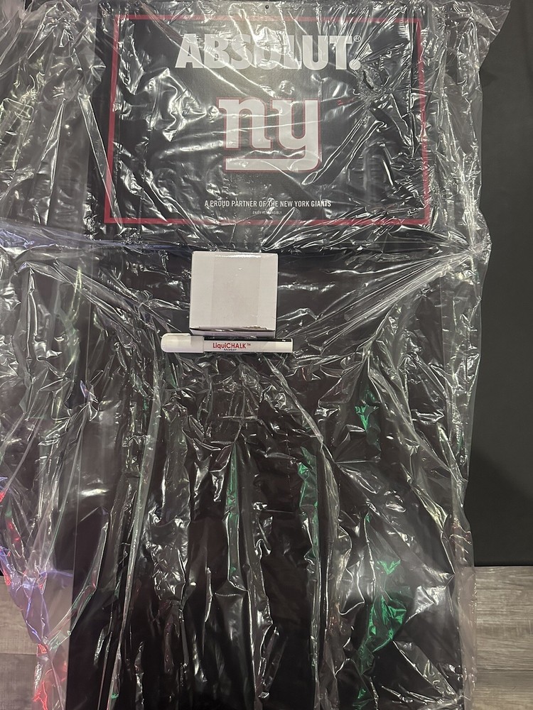 Giants Absolut Vodka Chalk Board