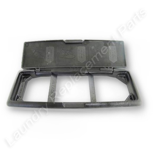 MAYTAG BLACK PLASTIC SOAP LID PART #22002941