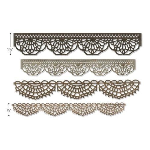 CROCHET-Sizzix Thinlits Die Set-Tim Holtz Dies-Paper Craft-Cut-Emboss-Stencil