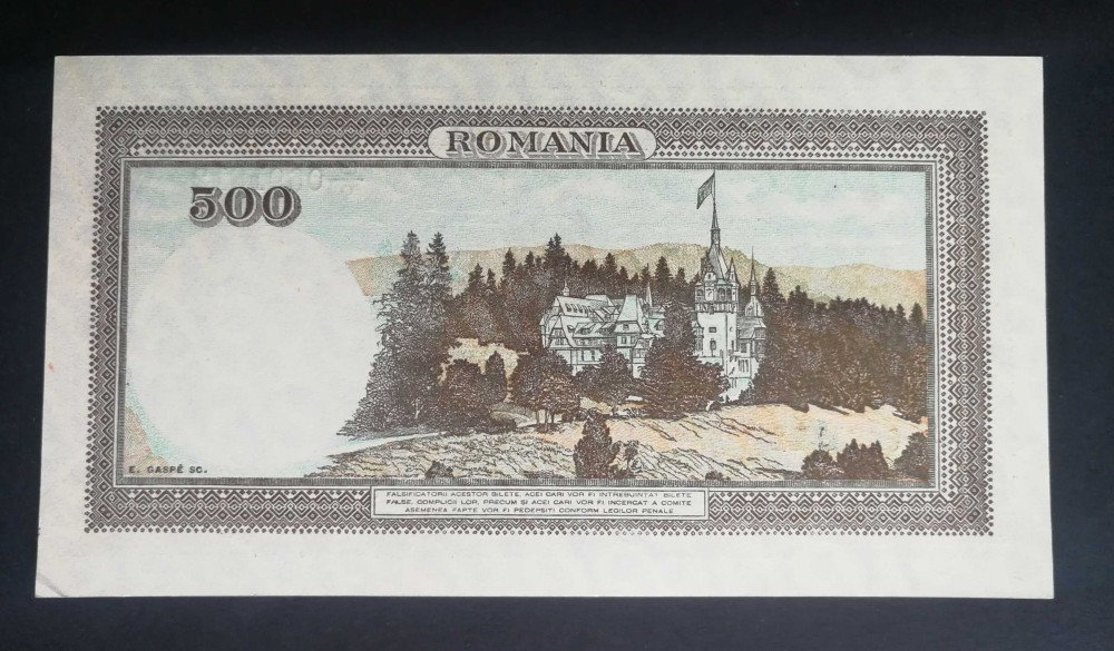 Romania 500 Lei 1941 Aunc