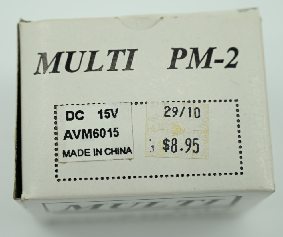 MULTI PM-2 Analog Panel Meter DC 315V AVM6015 NEW in Box